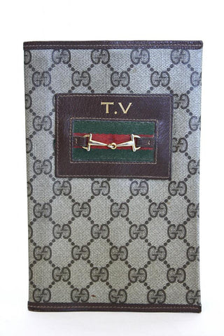 1970s GUCCI TV Guide Cover or Document Holder