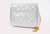 Vintage Chanel Silver mini Bag