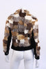 Vintage 70's Patchwork Rabbit Fur & Suede Jacket