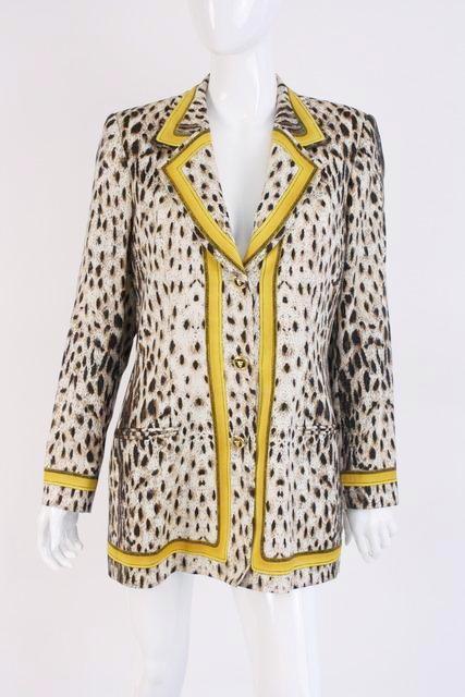 Vintage ESCADA Leopard Jacket at Rice and Beans Vintage
