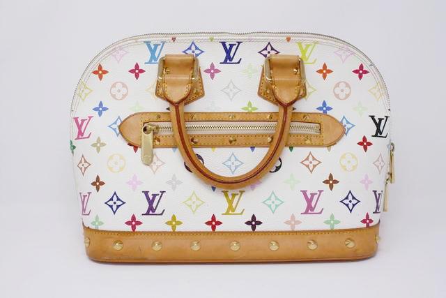 Louis Vuitton Bag White Murakami Alma Beauty at 1stDibs
