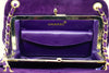 Rare Vintage CHANEL Purple Chevron Bag