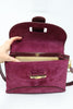 Rare Vintage 70's GUCCI Raspberry Suede Bag or Clutch