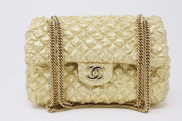 Chanel 2008 Limited Edition Gold Jewel East West Flap Bag - shop 