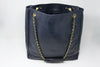 Vintage CHANEL Navy XL Tote Bag