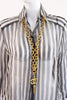 Vintage Chanel Chain Link Logo Belt Necklace