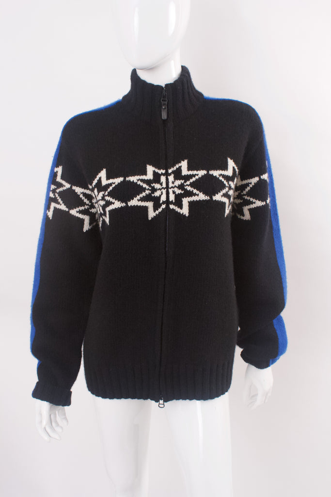Vintage Late 90's Polo RALPH LAUREN Hand Knit Ski Sweater
