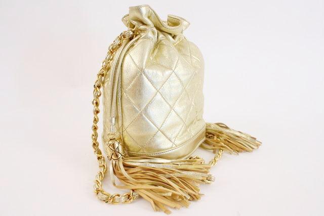 Item 116448: Chanel - Vintage, Bucket Bag, Gold, S