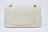 Rare Vintage CHANEL Camellia Flower Double Flap Bag