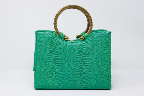 Vintage 60's Emerald Green Vegan Bag