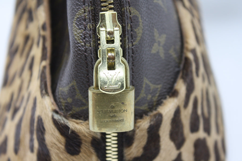 Louis Vuitton Limited Edition Leopard Print Centenaire Alma bag by