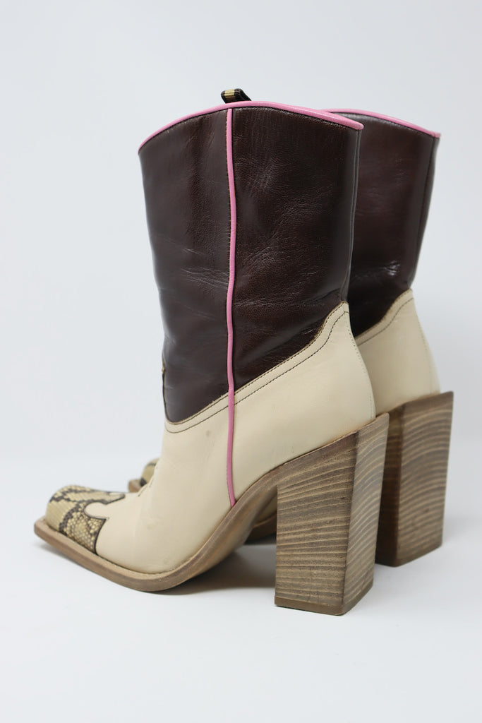 Miu miu cowboy boots best sale