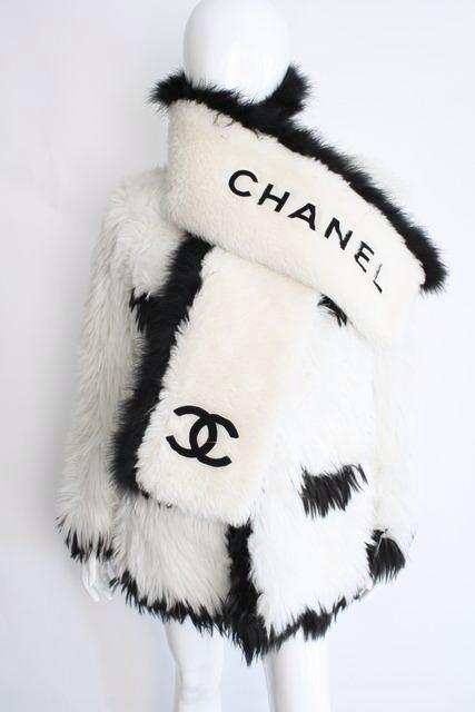 Chanel Pre Owned 1994 Cropped Faux Fur Jacket - ShopStyle