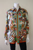 Rare 1990s HERMES Reversible Silk Jacket