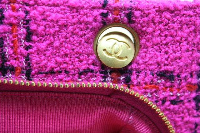 Tweed bag Chanel Pink in Tweed - 29341929
