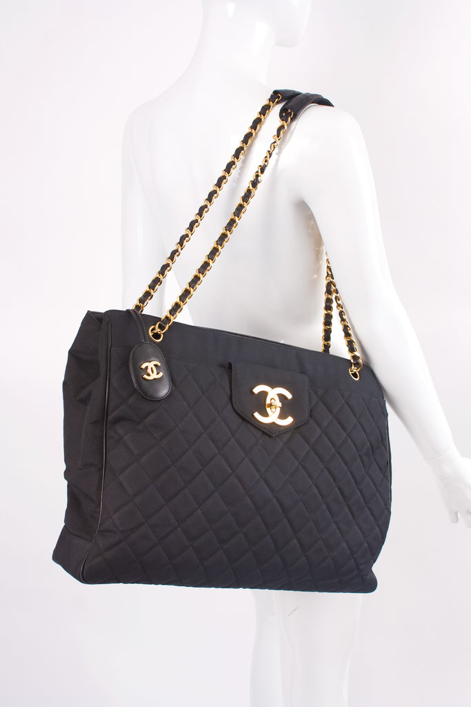 Rare Vintage CHANEL Supermodel Tote Bag