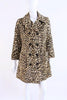 vintage 60's faux leopard coat 