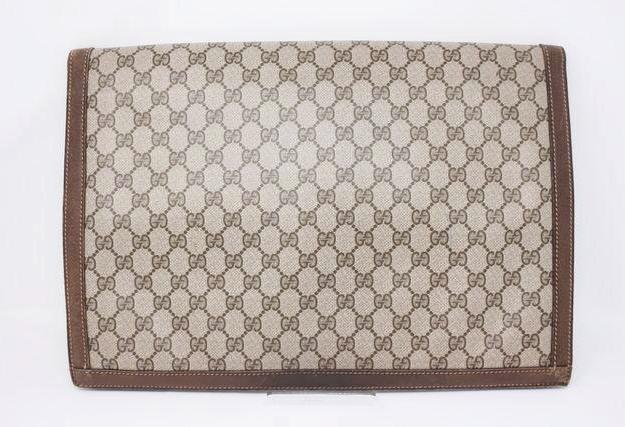 Vintage 70's GUCCI Oversized Supreme Clutch at Rice and Beans Vintage