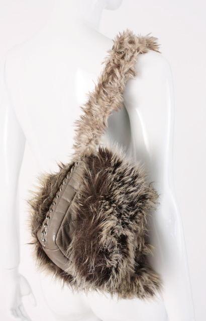 Chanel Fall 2010 Runway Arctic Fantasy Faux Fur Bag