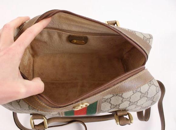 Vintage GUCCI Boston Bag at Rice and Beans Vintage