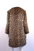 Vintage 60's Somali Faux Leopard Fur Coat