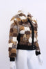 Vintage 70's Patchwork Rabbit Fur & Suede Jacket