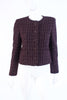 Chanel 02P Purple & Silver Jacket